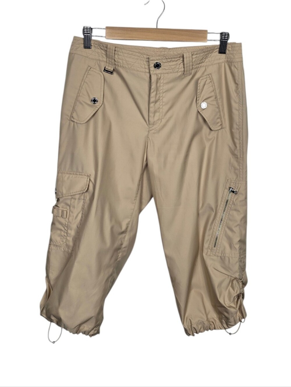 Ralph Lauren Golf Y2K Cargo Capri Pants Gold Khaki Women's 4